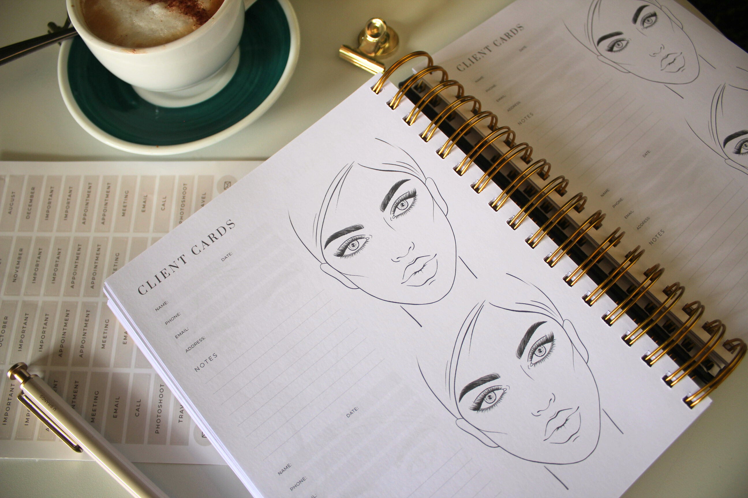 The Makeup Artist Business Planner™ | Undated 💫