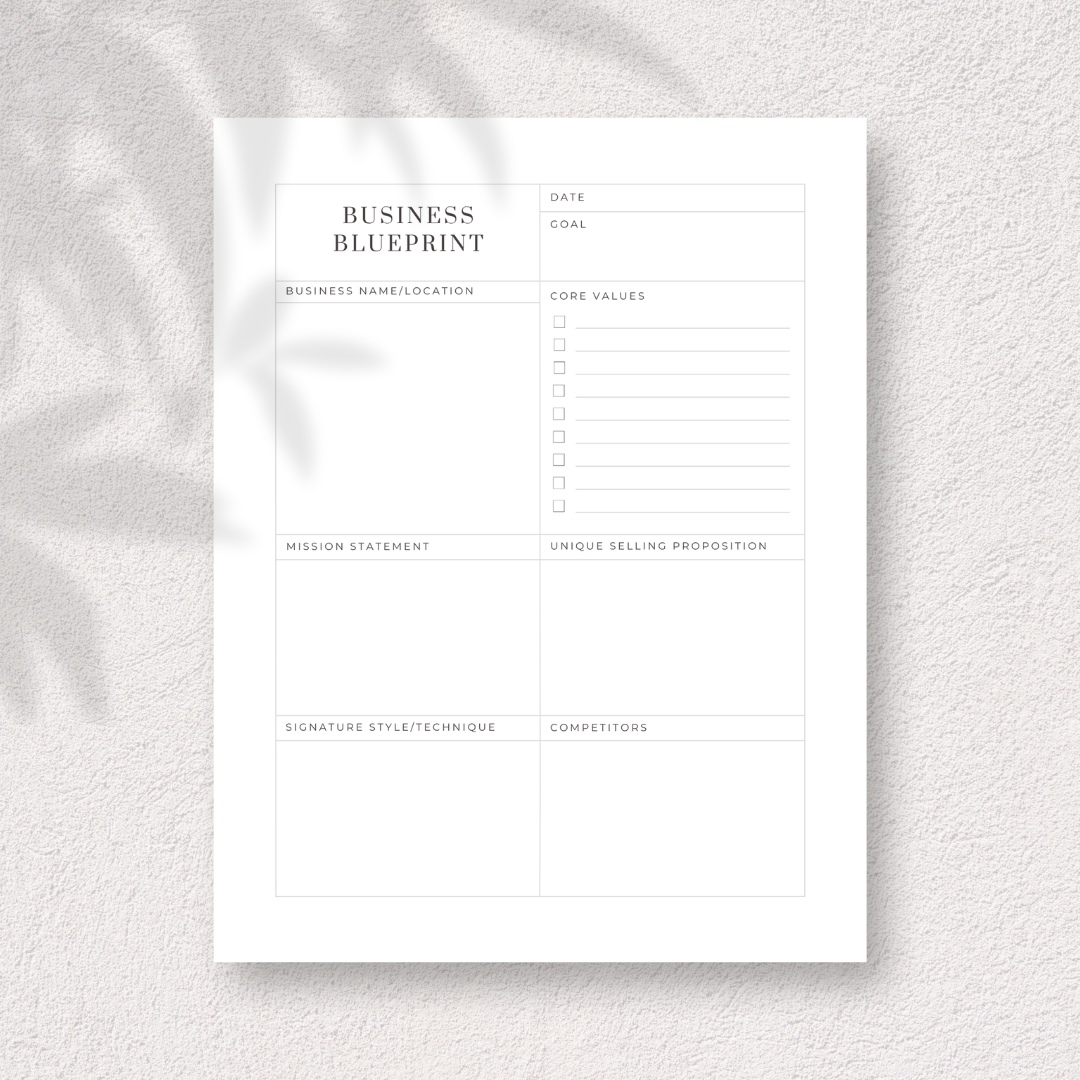 The Makeup Artist Planner | Digital