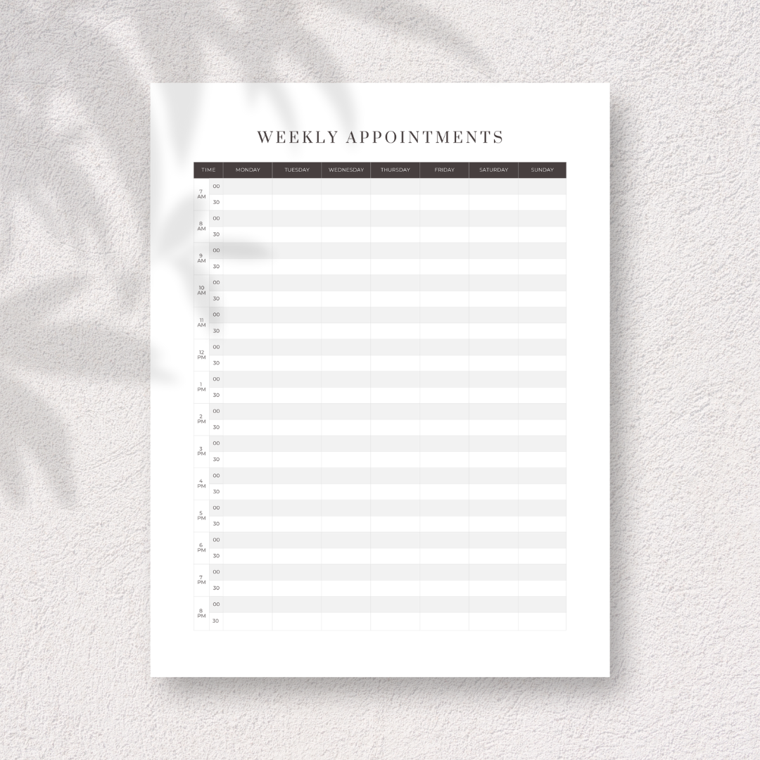 The Makeup Artist Planner | Digital