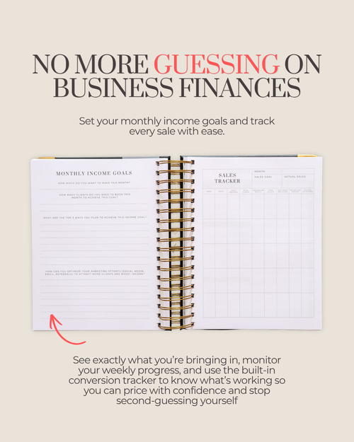 The Makeup Artist Business Planner™ (Undated) 💫