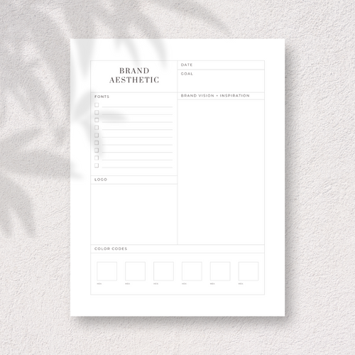 The Makeup Artist Business Planner | Digital