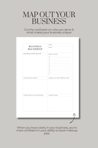 The Makeup Artist Business Planner™ (Undated) 💫