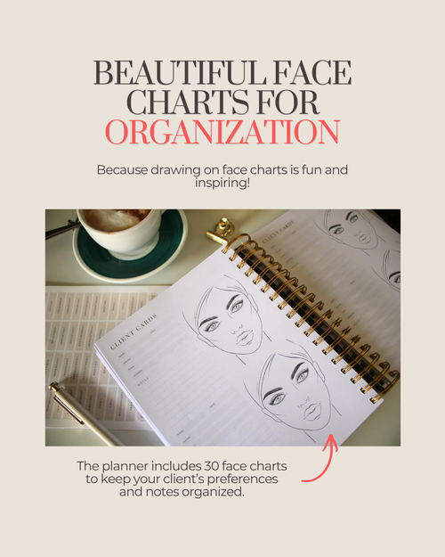 The Makeup Artist Business Planner™ (Undated) 💫