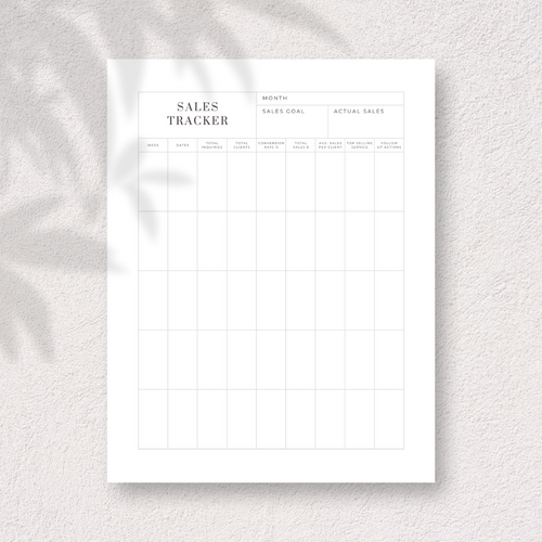 The Makeup Artist Business Planner | Digital
