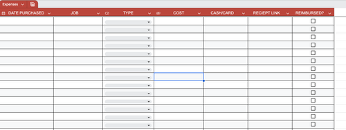 The Film & TV MUA Spreadsheet